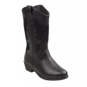 Toddler Girls Zip-Up Boots with Heels - Brand new!